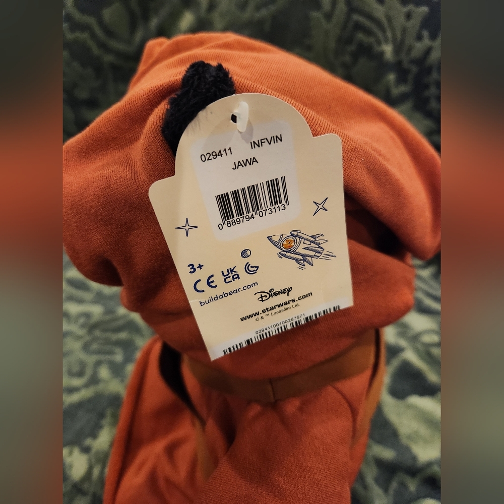 Build-A-Bear Star Wars Mandalorian Jawa Plush Toy / Stuffed Animal (NWT) - Picture 4 of 8